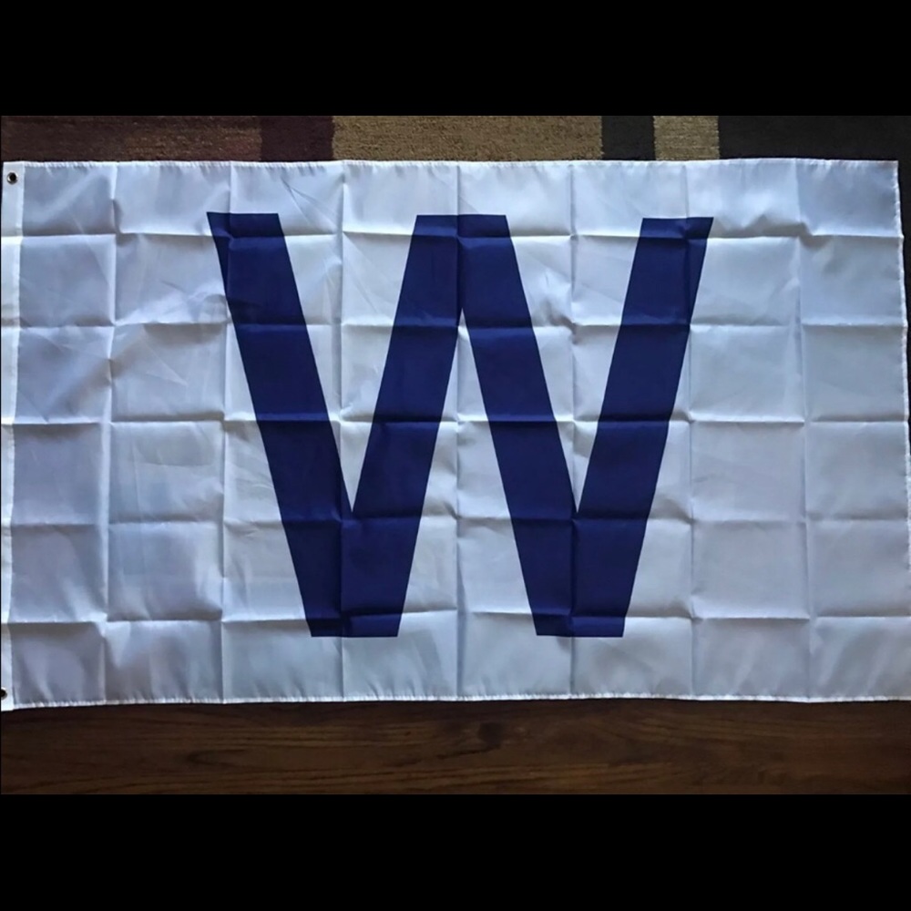 Chicago Cubs W Flag *NEW* 3x5